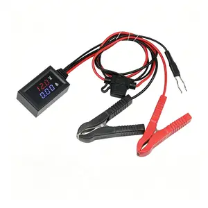 12V Car Battery Parasitic Drain Tester - Automotive Current Leak Detector with Alligator Clips, No ECU Reset Diagnostic Tool for Cars, Trucks