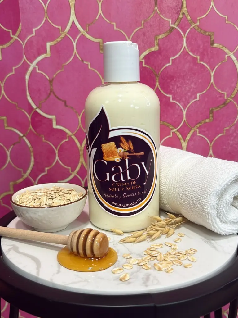 Gaby natural products honey and oat lotion