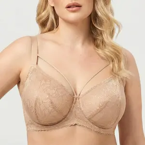 HSIA Flora Fantasy Unlined Strappy Floral Lace Unpadded Plus Size Underwire Bra TikTokShopBlackFriday
