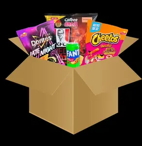 $25 Assorted Snack Box - Variety of Chips, Drink Flavors, Satisfying Snack Options, Ideal for Global Taste Experience