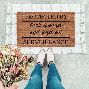 Protected By Fk Around & Find Doormat