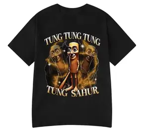 Italian Brainrot Tralalero Tralala Tung Tung Sahur Bombardiro Crocodilo Meme T-Shirt, Funny Unisex Graphic Tee for Men & Women