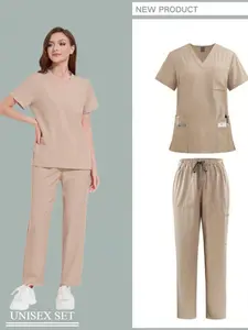 High Quality Medical Clothing for Women Uniform Nurse Lab Coat Unisex Wholesale Tops and Pants Suits Nursing Scrubs Uniforms Set