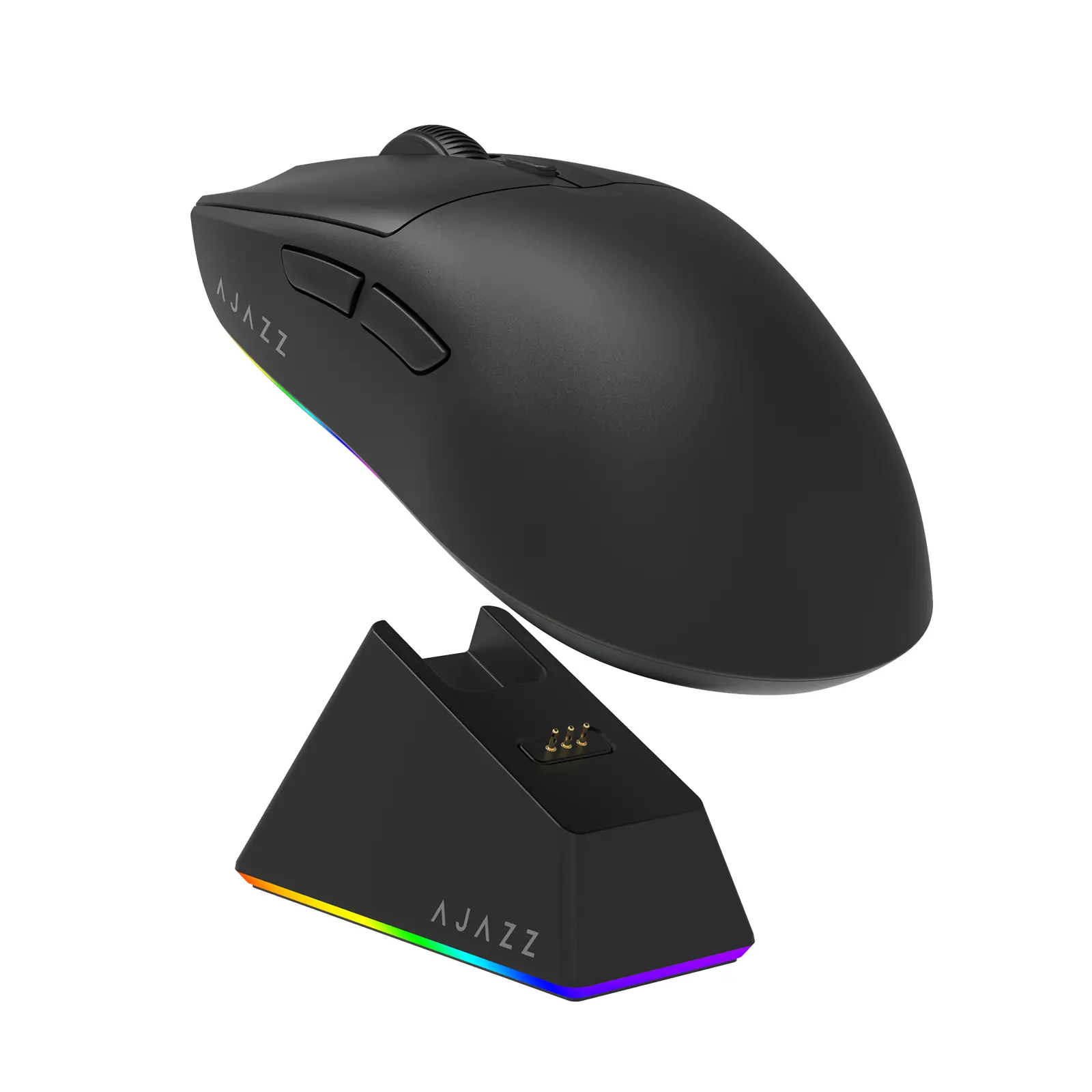 Ajazz AJ139 V2 MC Rechargeable Wireless Gaming Mouse - Tri-Mode Connected, PAW3311 Sensor, 1000Hz Return Rate, 500mAh Battery, for Office Setup, Rechargeable Wireless Mouse