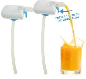 2PCS Automatic Drink Dispenser, Hands Free Milk Dispenser – Automatic Drink Dispenser Pump for Milk, Juice & Water | No Spill Easy Pour Fridge Beverage Dispenser, Kitchen Gadget for Kids & Adults