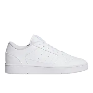 adidas Mens Break Start Lace Up Sneakers Shoes Casual - White