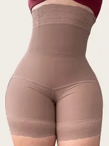 1 count Solid-Color Women's High-Waisted Shaping Panty, Waist Cincher Shaper, Fajas Body Shaperwear Briefs, Comfortable shorts, Butt Lifting And Tummy Control, High Compression Shapewear, Perfect for sports, yoga, everyday, Shapewear, Underwear