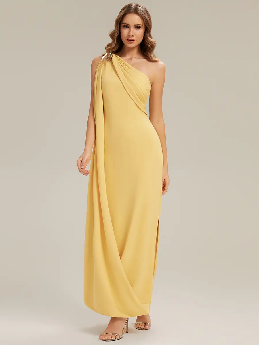 Ever-Pretty 2026 New Trend Greek Goddess Draped Asymmetrical Maxi Dress For  Formal, Evening, Gala And Wedding Guest Occasion EG02698 - TikTok Shop