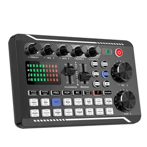 Studio Grade External Sound Card Usb Audio Interface with Multiple Inputs for Professional Recording Streaming Podcasting