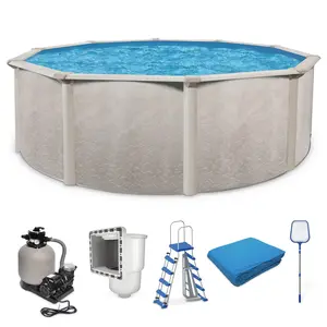 Aquarian Phoenix 24' x 52" Above Ground Swimming Pool with Pump and Ladder
