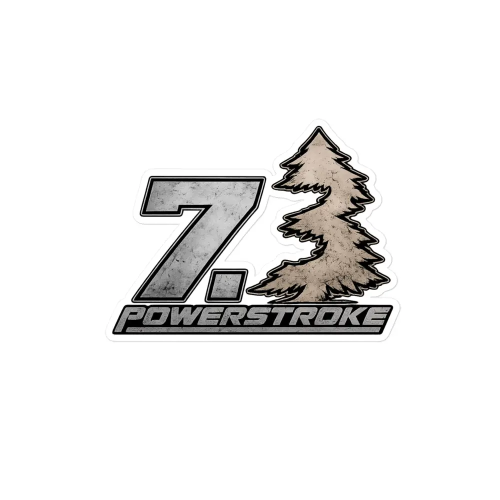 7.tree Powerstroke decal