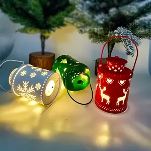 Christmas Candle Lights LED Small Lanterns Wind Lights Electronic Candles Nordic Style Creative Holiday Decoration Decorations bedroom night light holiday christmas decoration