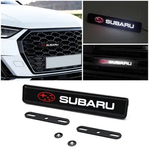 LED Grille Emblem Light for Subaru Sti Levorg Forester Wrx Xv Outback Crosstrek Legacy Impreza, High-End Decoration Accessory, Vehicle Exterior Decoration, Car Accessories, Automotive