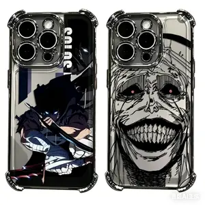 Anime Solos Levelings Plating Phone Case for iPhone 17 16 15 14 13 12 11 Pro Air Plus ProMax and Samsung Galaxy S26 Ultra S25 S24 S23 S22 anti drop and phone case