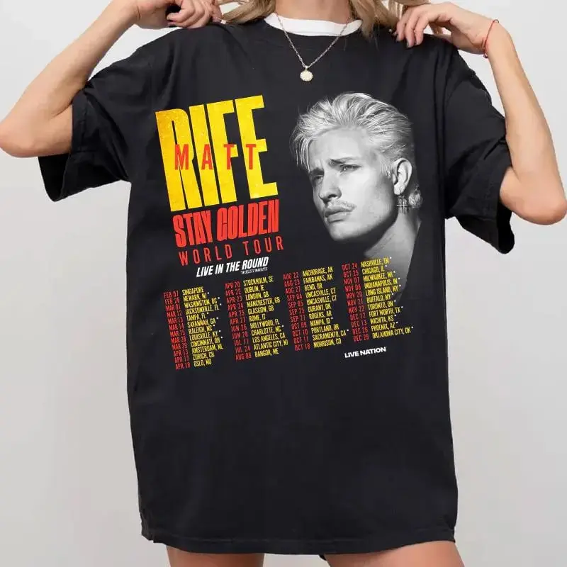 Youth and Adult 2026 TOUR Matt Rife 2026 unisex shirt for fans