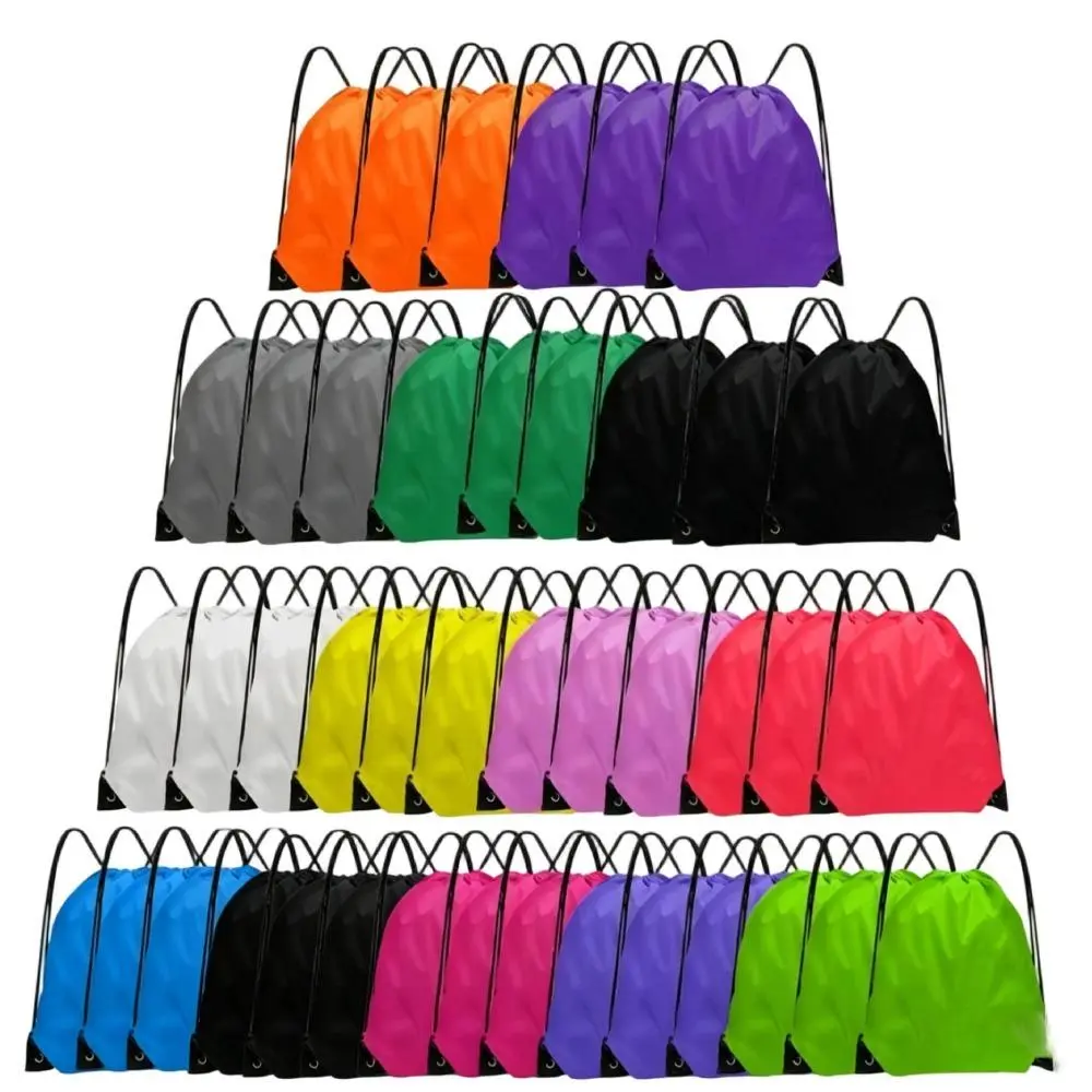 Pack of 42 Drawstring Backpack, 16.5x13.4in Polyester String Backpack, Lightweight Cinch Bag, Foldable Sackpack for Men, Women, Gym Sports, DIY, Party, Outdoor