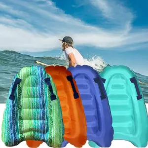 Mini Inflatable Foldable Floating Surfboard Bodyboard with Handle, Portable Design for Easy Storage & Transport, Ideal for Beach & Pool Use