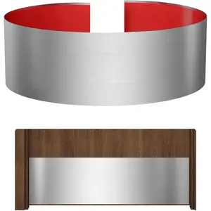 Self Adhesive Stainless Steel Door Kick Plate, 6" x 30" Door Push Plate for 32" Interior or Exterior Doors, Brushed Nickel Finish