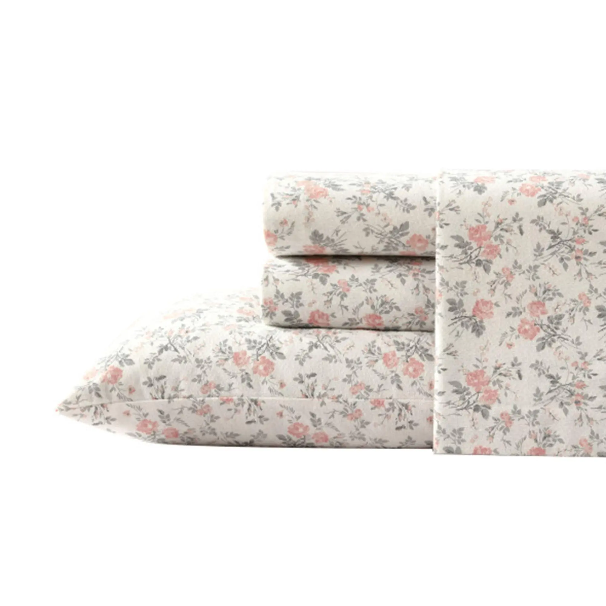 Laura Ashley Rosalie Grey Full Sheet Set