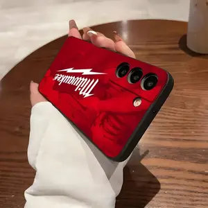 M-Milwaukee tools Phone Case for Samsung S26 S25 S24 FE S23 S22 S21 plus S20 Ultra Note20Ultra Black soft shell Shockproof Phone Cover