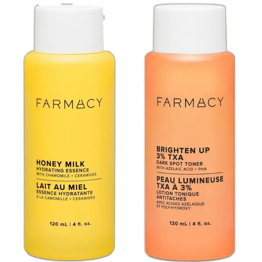 Farmacy Beauty 3% Tranexamic Acid Toner - Brightening Dark Spot Solution with Azelaic Acid & 5% PHA for Uneven Skin Tone, 120ml Farmacy Beauty 3% Tranexamic Acid Toner - Brightening Dark Spot Solution with Azelaic Acid & 5% PHA for Uneven Skin Tone, 120ml