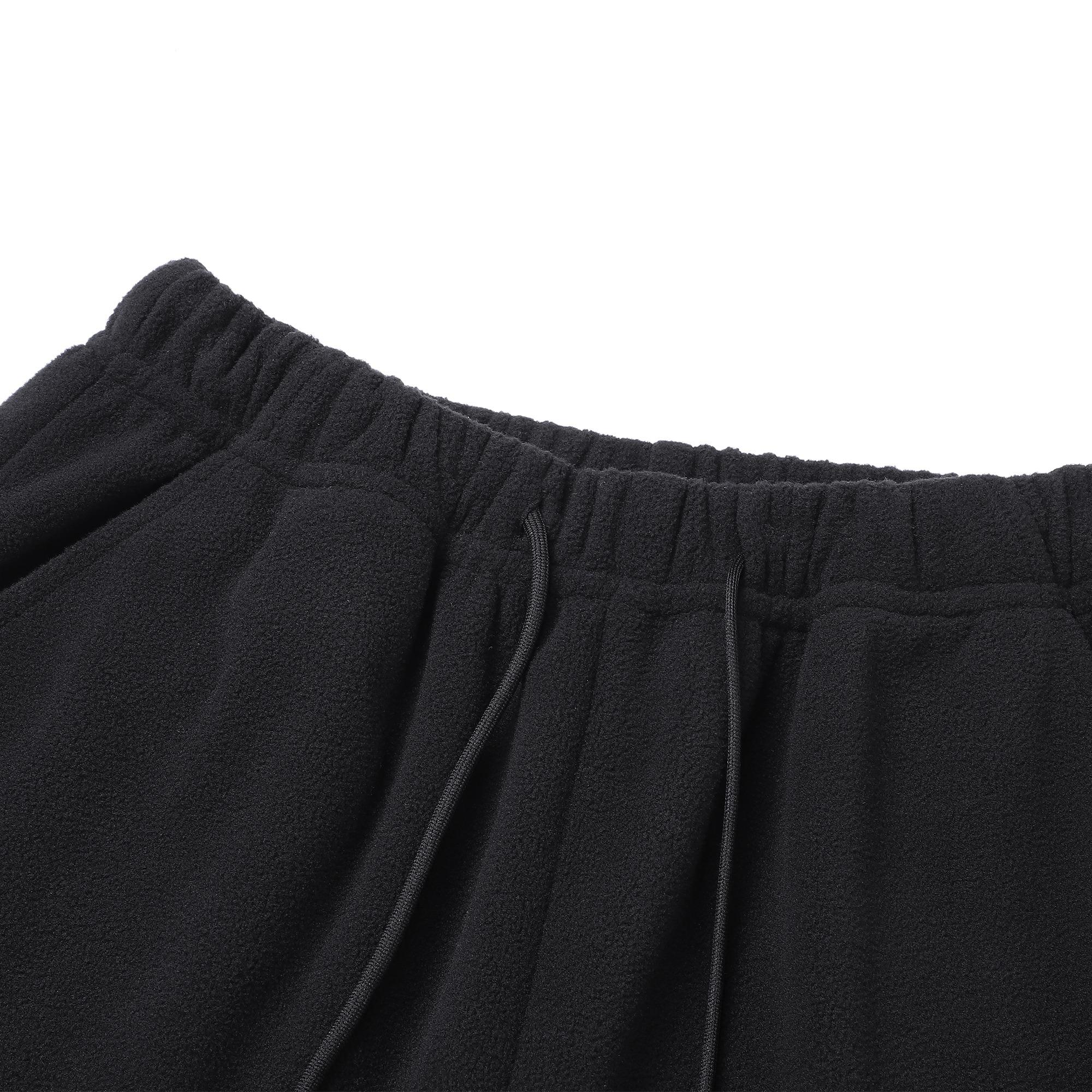 Men's Soft Fleece Cargo Sweatpants - Menswear Simple Full-Length Straight Casual Wear Pants, Adjustable Drawstring Elastic Waist, Multi-Pocket Loose Fit, Toggle Cuffs, Warm Streetwear Bottoms for Fall Winter Daily Use
