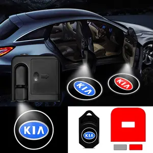 Kia Logo Welcome Light LED Projection Decor, Automatic Door Opening, Night Visibility Enhancement, Must-Have Car Modification Accessory, Car Door Lights, Car Door Projector Lights
