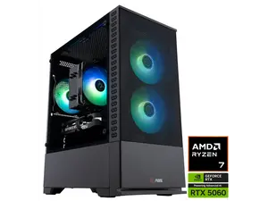 ABS Cyclone Ruby Gaming PC - Windows 11 - AMD Ryzen 7 9700X - GeForce RTX 5060 - 32GB DDR5 6400 - 1TB M.2 NVMe SSD - CR9700X50602