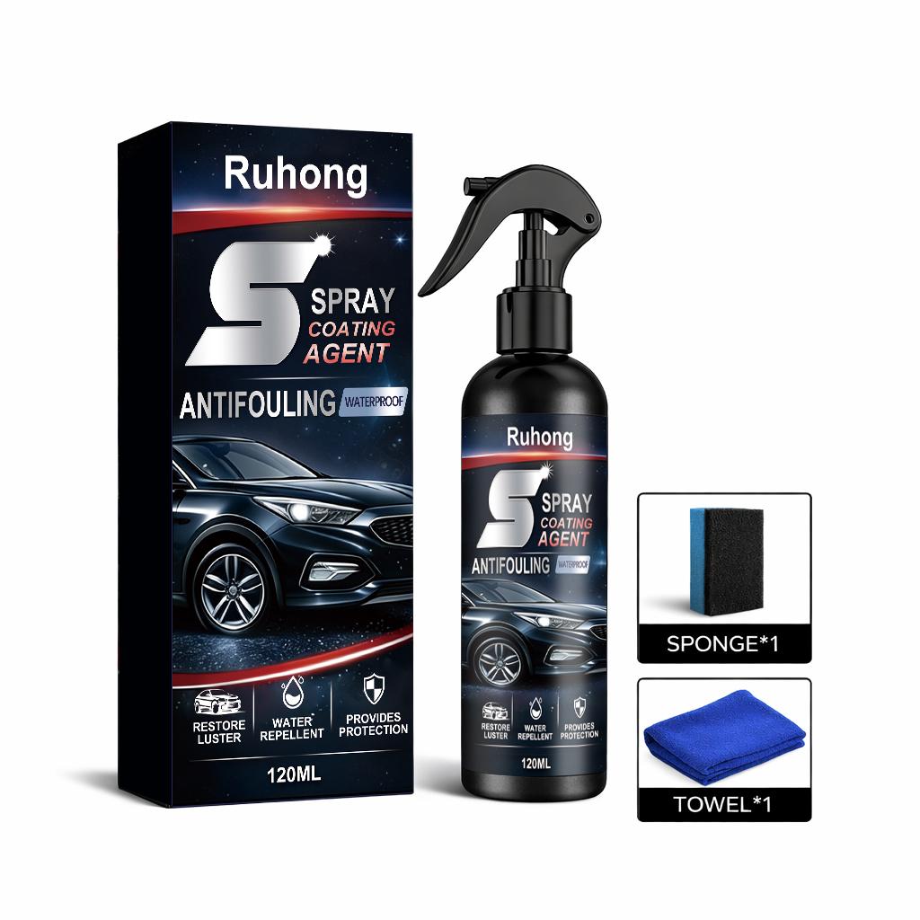 Nano Ceramic Coating Spray for Cars Fix Faded Paint Remove Dirt and Stains Restore High Gloss Shine Long Lasting Hydrophobic Protection