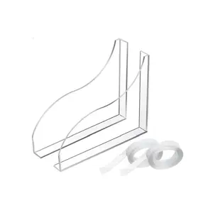 💦One piece Acrylic Transparent Splash Guard Waterproof Barrier Bathtub Sink Splashproof Cover, Single Pack, Bathroom Accessory