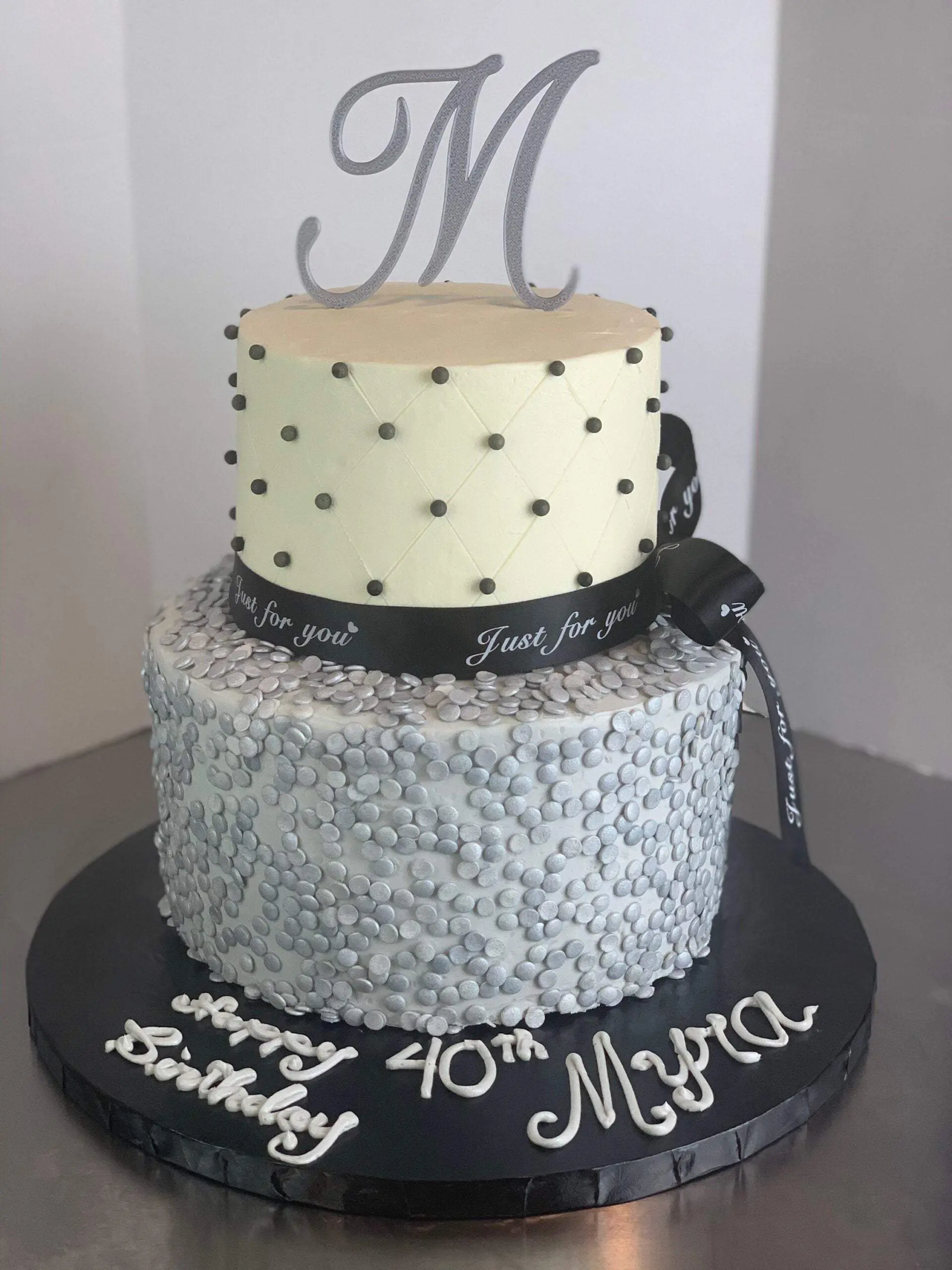 Custom Initial Cake Topper Monogram Decoration Capital Letter Centerpiece. Many Colors Available. Elegant and Simple Decor. 3D Printed