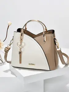 Colorful Shoulder Bag, Stylish Heart-Shaped Crossbody Bag with Metal Tassels, Women’s Top-Handle Wallet, Best Mother’s Day Gifts Ever