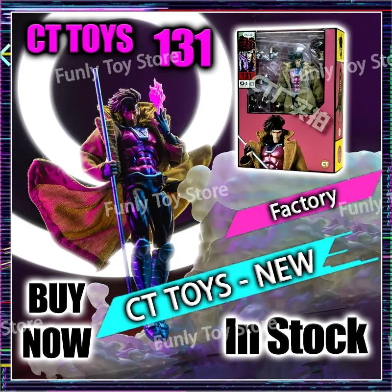 In Stock Ct Toys Gambit Figure Mafex 131 X-Men Wolverine Anime Action Figure Figurine Statue Model Customized Gifts Kids Toys