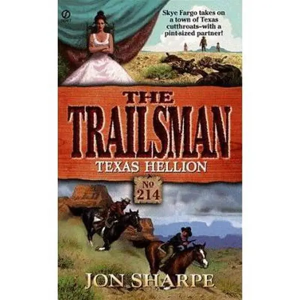 USED-Texas Hellion (The Trailsman #214) by Jon Sharpe (Unknown)