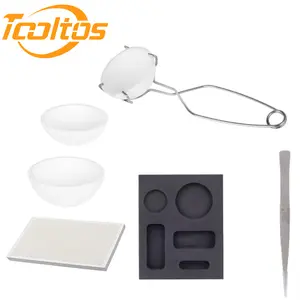 Stability Tooltos Heavy-Duty Crucible Clamps for Melting Gold & Silver - Strong Grip for Crucibles, Melting Bowls, & Metal Casting Jewelry Making - Stable & Durable Metalworking Tool