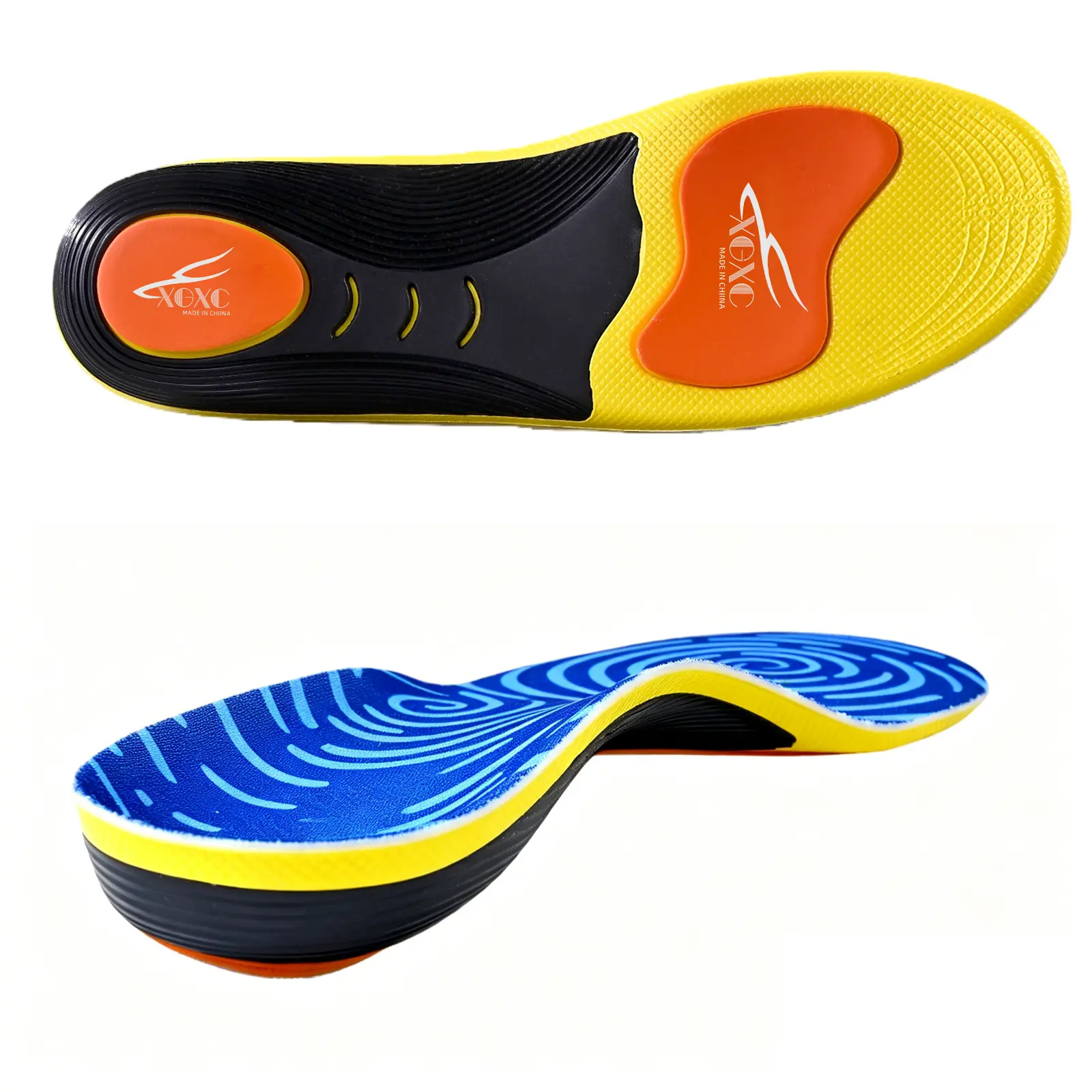 High Arch Support Shoe Insoles for Plantar Fasciitis Pain Relief, Heavy-Duty Weight Support for Men & Women 240+ lbs, All-Season Shock-Absorbing Polyurethane Foam Inserts for Work/Sports (Reduces Pain)