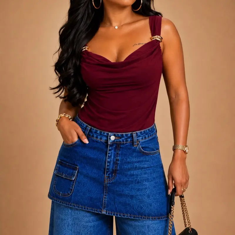 Celeste Drape Top