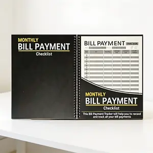 Spiral Bound Budget Planner & Monthly Bill Organizer - Premium Paper Expense Tracker Notebook for Payment Management, Finance Checklist Organization, Budget Planner And Monthly Bill Organizer, Finance Checklist Organizer