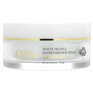 d'Alba White Truffle Double Serum & Cream, 2.46 oz (70 g)