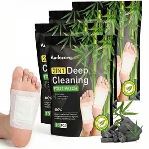 Herbal Detox Foot Patches 40/20pcs GingerTurmeric Peppermint Blend for Stress Relief &Better Sleep Natural Deep Cleansing Pads forToxin Removal Healing Wellness Solution & GiftFits bowl