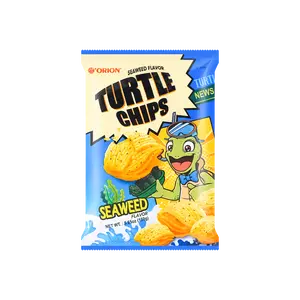 ORION Seaweed Flavor Turtle Chips 160g - Korean Snack, BTS Suga's Favorite, Crunchy & Savory