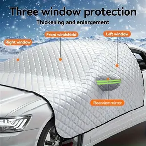 Magnetic Thickened Car Snow Ice Protector, 1 Count Window Windshield Sun Shade, Front Rear Windshield Block Cover, Auto Exterior Accessories Gifts for Men Christmas, Gifts for Dad fathersdaygift