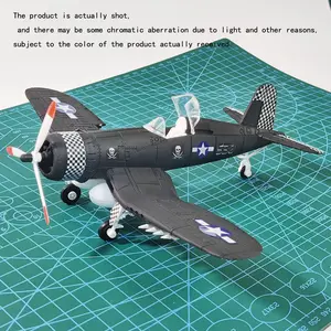 1:72 Scale Fighter Jet Model Kit, Deep Painted, Moving Propeller & Shark Mouth Detail, Military Aircraft Hobby Gift, Easy Assembly