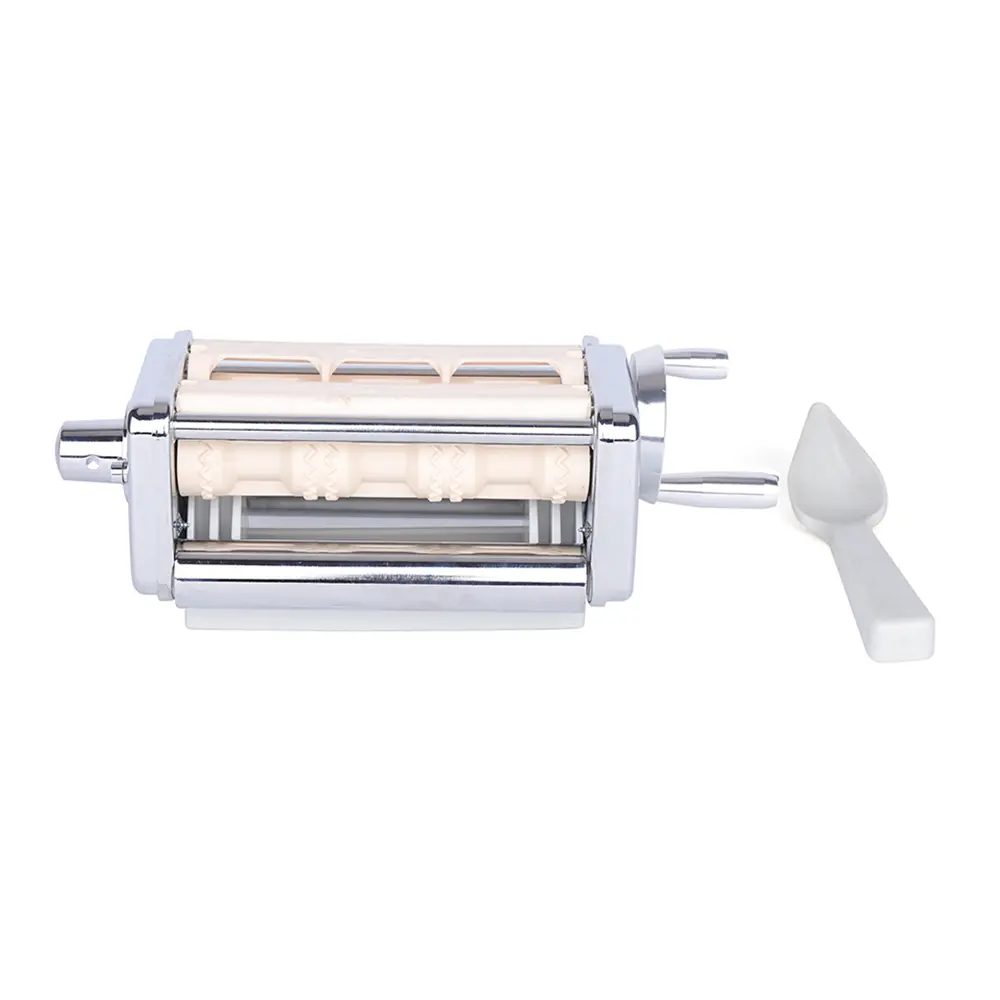 KitchenAid Compatible Stainless Steel Ravioli Maker & Pasta Attachment Set - All-in-One Manual Ravioli Machine for Lasagna, Spaghetti, Tagliatelle