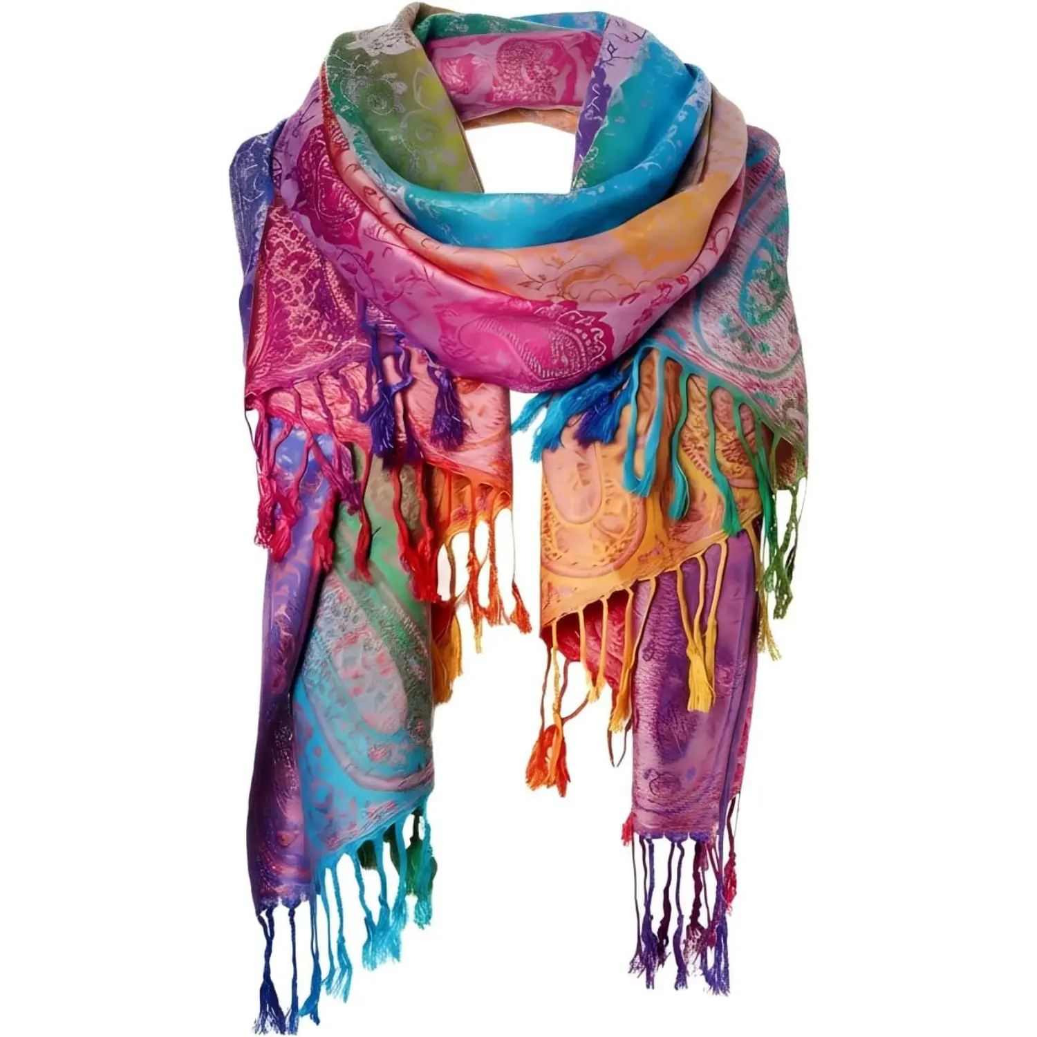 Pashmina Scarf Shawl Wrap Lightweight Fashion Scarf for Women
