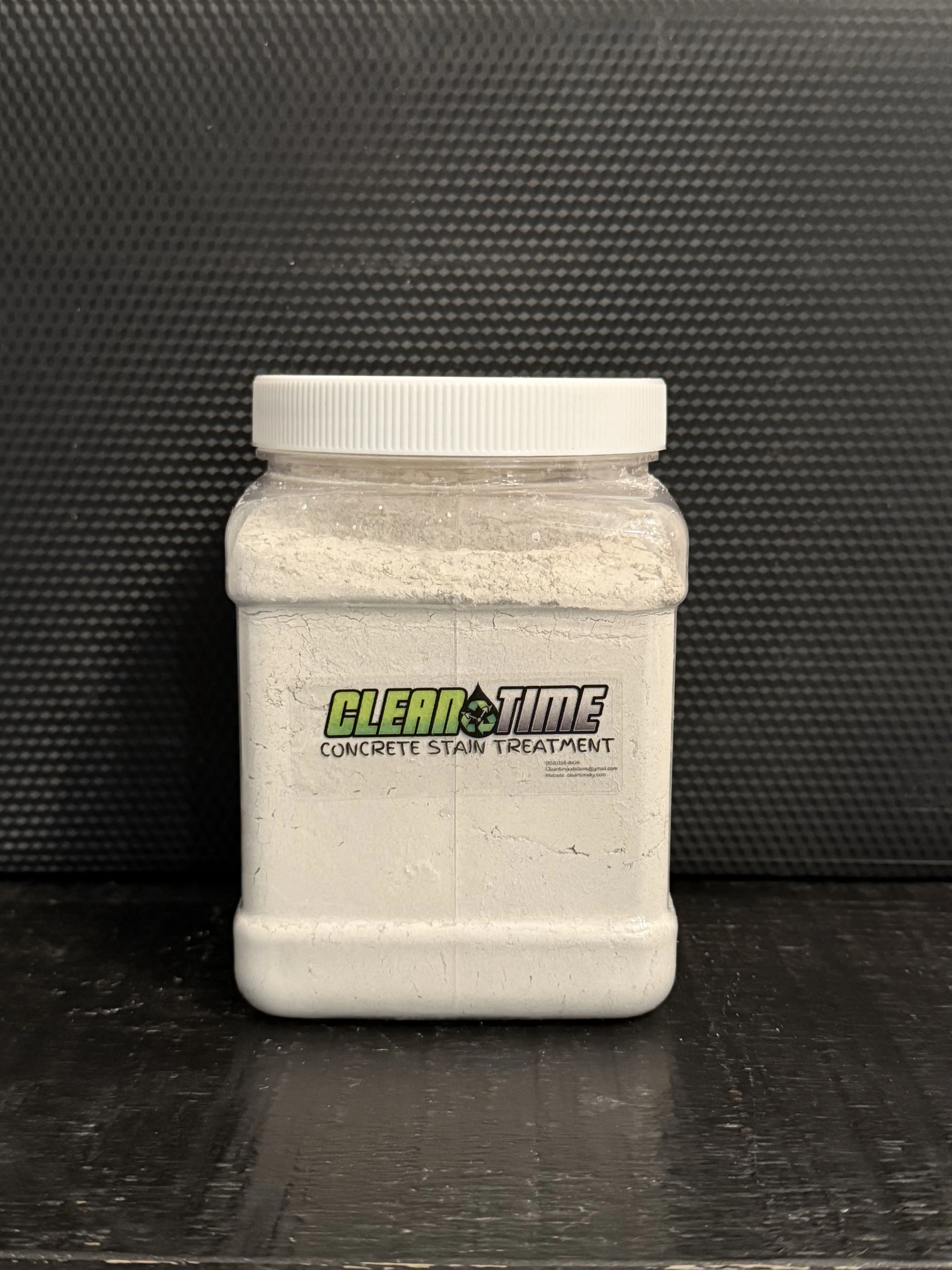 32oz Concrete Oil Stain Treatment Clean Time- All Natural Powder 32oz Concrete Oil Stain Treatment Clean Time- All Natural Powder