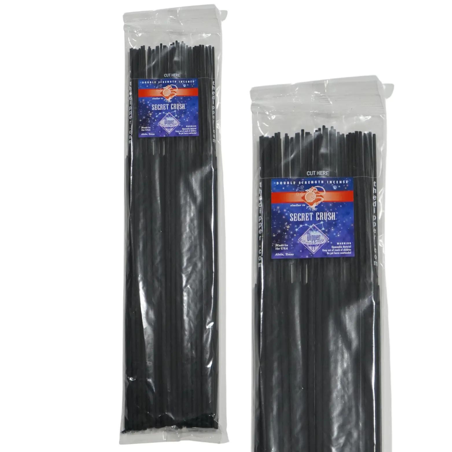 The Dipper 19" Jumbo Incense, Secret Crush, 50 Sticks