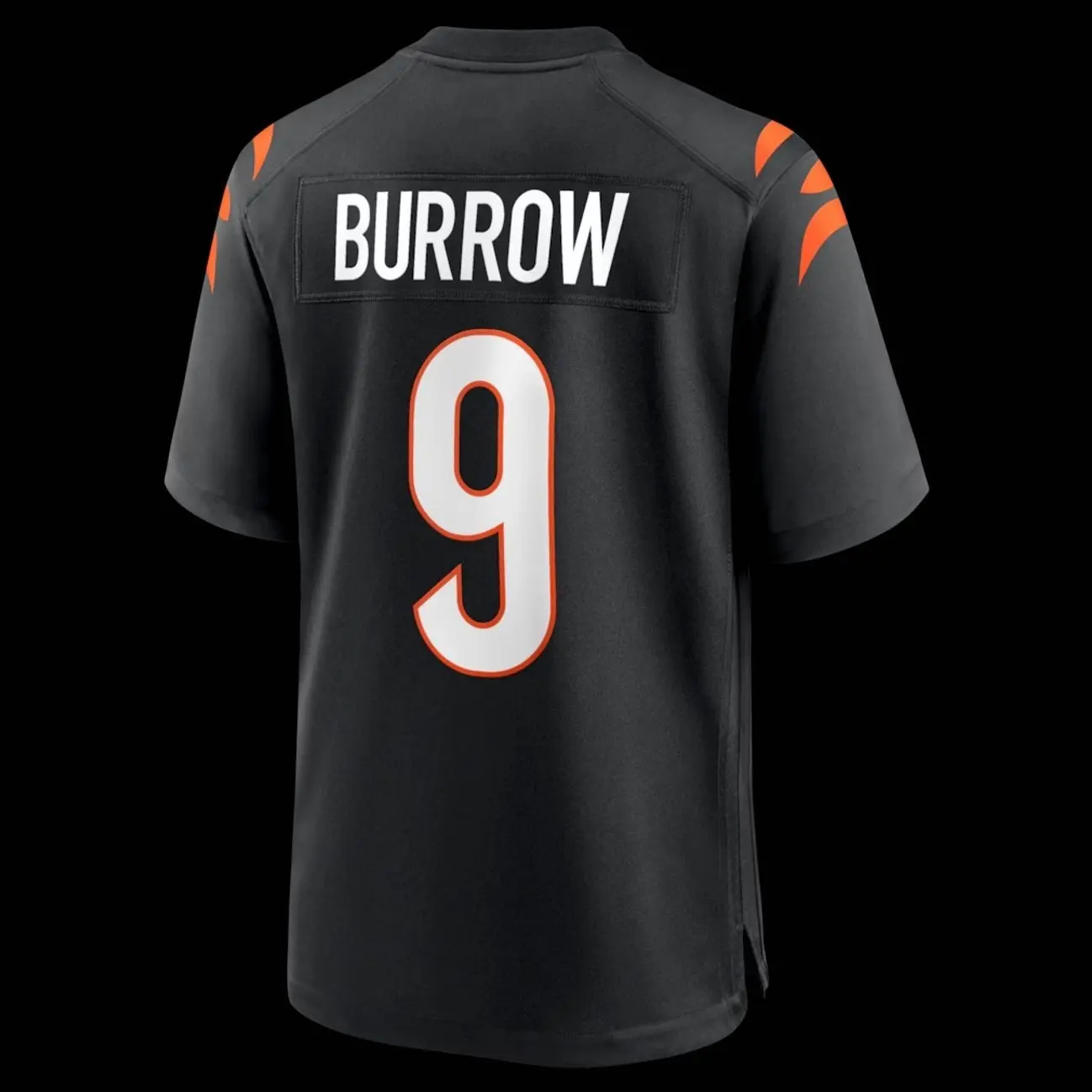 Unisex Football inspired by Burrow 9 Cincinnati  Team Player Game Jersey - Black