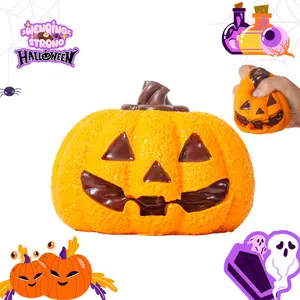 WenQing Taba Squishy Handmade Taba Squishy Toys  , adult fidget toys, decompression venting toys, taba squishy, ​​221g jack-o'-lantern, full silicone reborn squishy, ​​perfect for stress and anxiety relaxation, Halloween Halloween Pumpkin  Stress