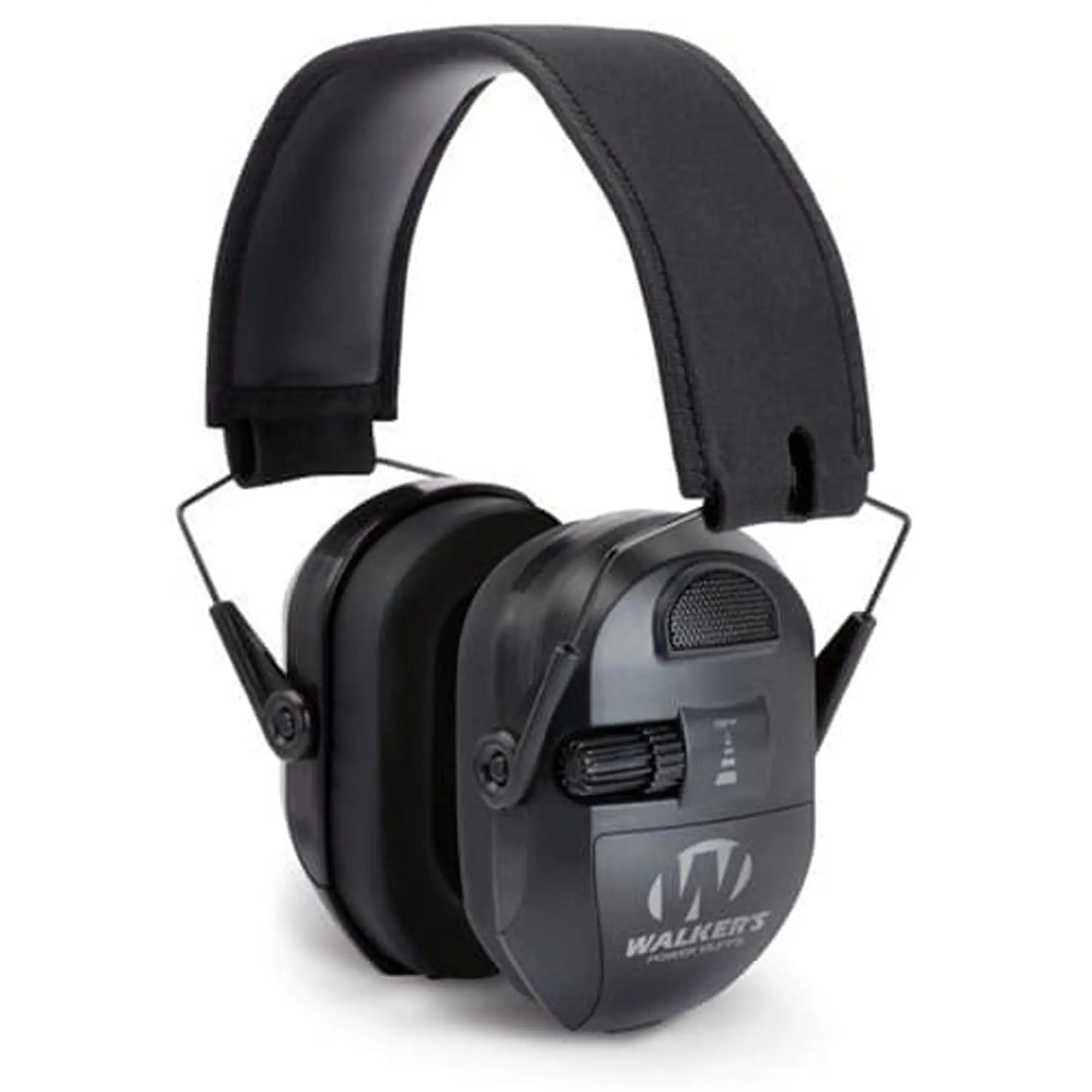 Walkers Ultimate Power Wireless Earmuffs - Black Unisex Outdoor Hunting Ear Protection with Exceptional Sound Suppression, Situational Awareness Enhancement for Hunters, Range Shooters